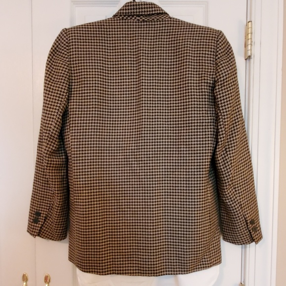 Houndstooth Oversized Boyfriend Vintage Blazer - Picture 6 of 8